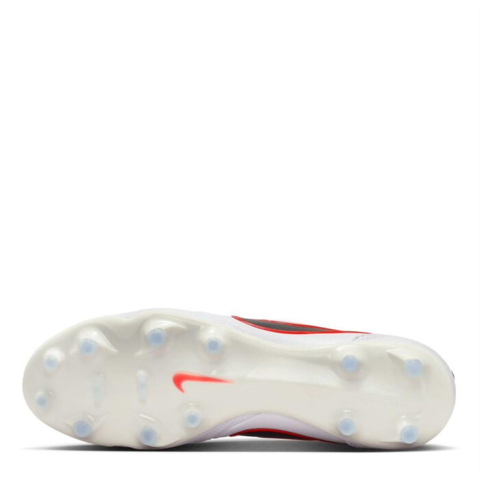 Nike Tiempo Ligera Firm Ground Football Boots – White/Black - Image 3
