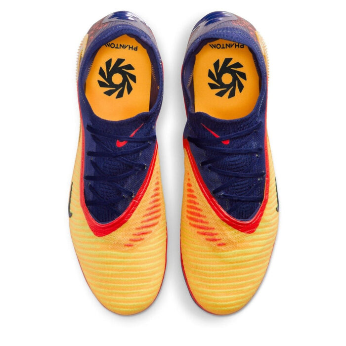 Nike Phantom 6 Low Turf Football Boots – Orange/Volt – view 6