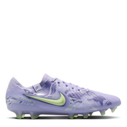 Nike Tiempo Legend 10 Firm Ground Football Boots – Purple/Volt