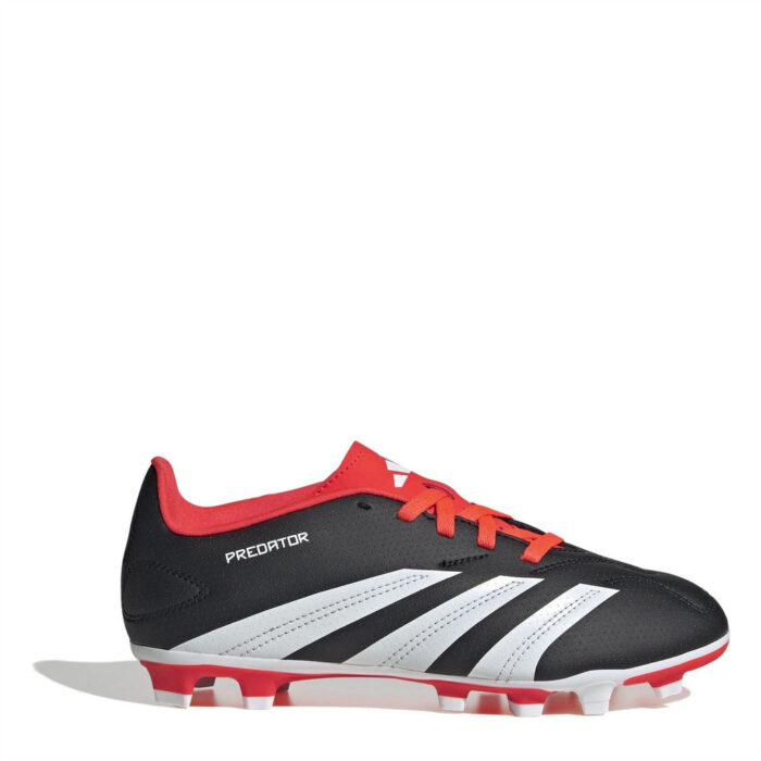 adidas Predator 24 Junior Firm Ground Football Boots – Black/White/Red – view 5
