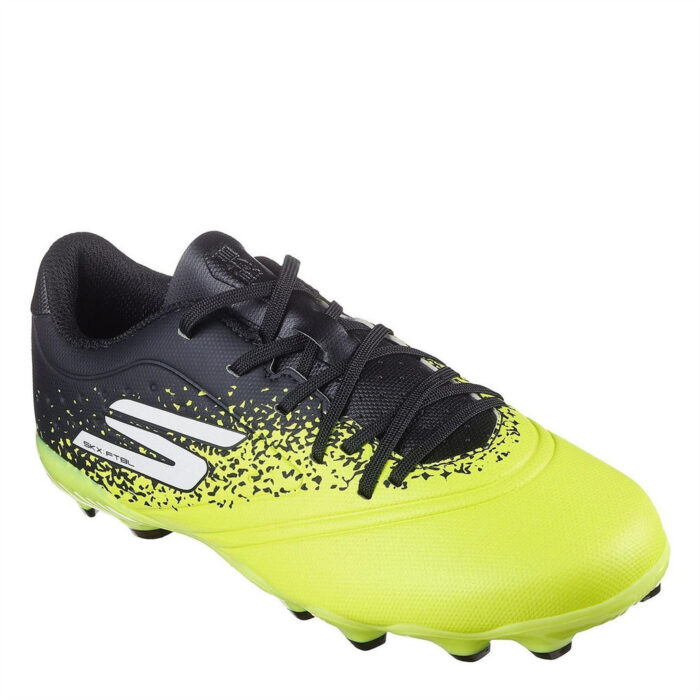 Skechers Razor Junior Firm Ground Football Boots – Yellow/Black – view 6