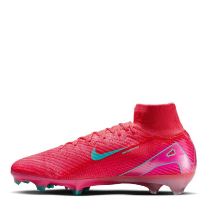 Nike Mercurial Superfly 10 Firm Ground Football Boots – Red/Green – view 2