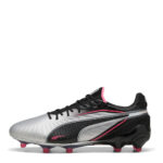 Puma Womens King Firm Ground Football Boots – Silver/Black – view 2