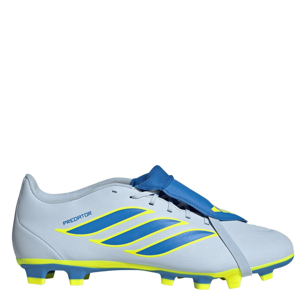 adidas Predator Fold Over Tongue Firm Ground Football Boots – Blue/Yellow
