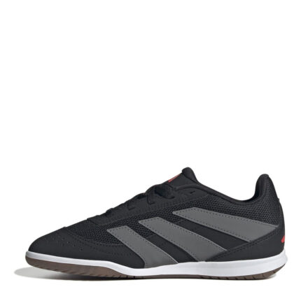 adidas Predator Junior Indoor Football Boots – Black/Grey – view 2