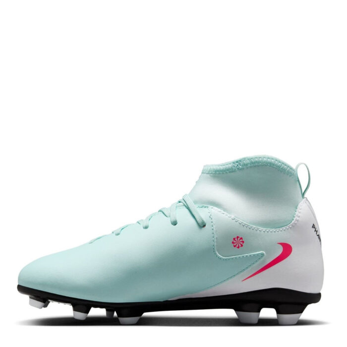 Nike Phantom Luna Ii Junior Firm Ground Football Boots – Mint/Red - Image 2