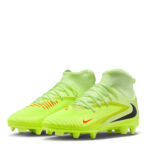 Nike Phantom 6 Junior Multi-Ground Football Boots – Volt/Crimson – view 4
