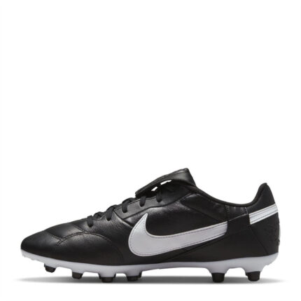 Nike Premier 3 Firm Ground Football Boots – Black/White – view 2
