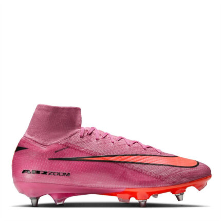 Nike Zoom Mercurial Superfly 10 Soft Ground Football Boots – Magic Flamingo