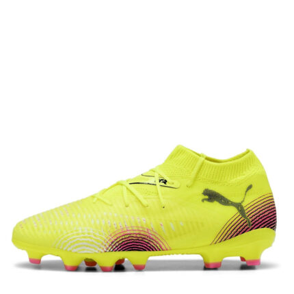 Puma Future 8 Junior Firm Ground Football Boots – Yellow/Black – view 2