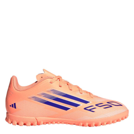 adidas F50 Messi Junior Turf Football Boots – Orange/Blue