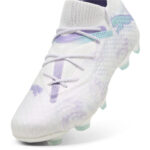 Puma Womens Future 7 Firm Ground Football Boots – Wht/Blk/Purple – view 6