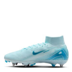Nike Zoom Mercurial Superfly 10 Soft Ground Football Boots – Blue/Baltic – view 2