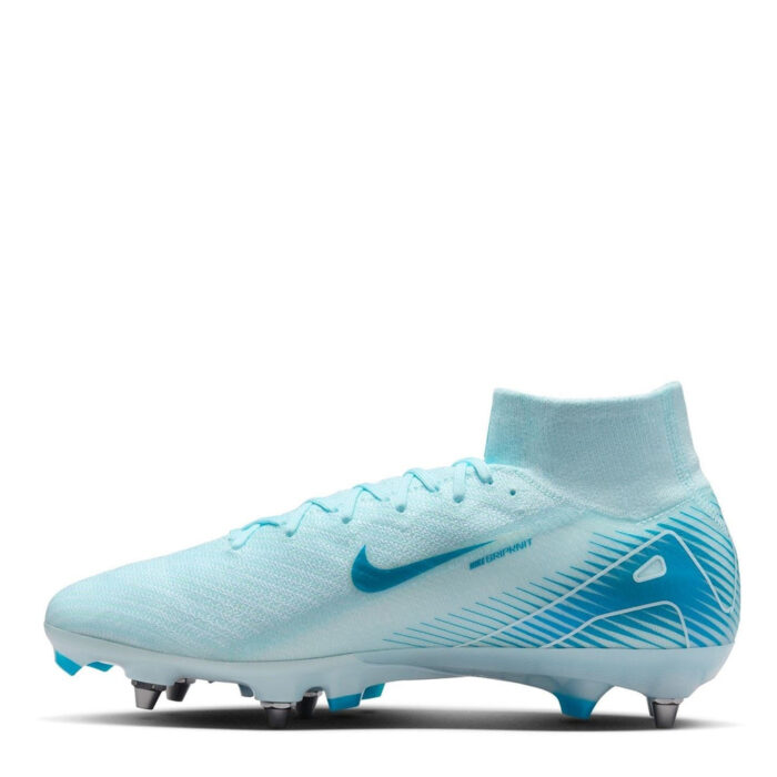 Nike Zoom Mercurial Superfly 10 Soft Ground Football Boots – Blue/Baltic – view 2