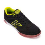 Kelme Precision Low Top Indoor Football Boots – Black/Lime – view 2