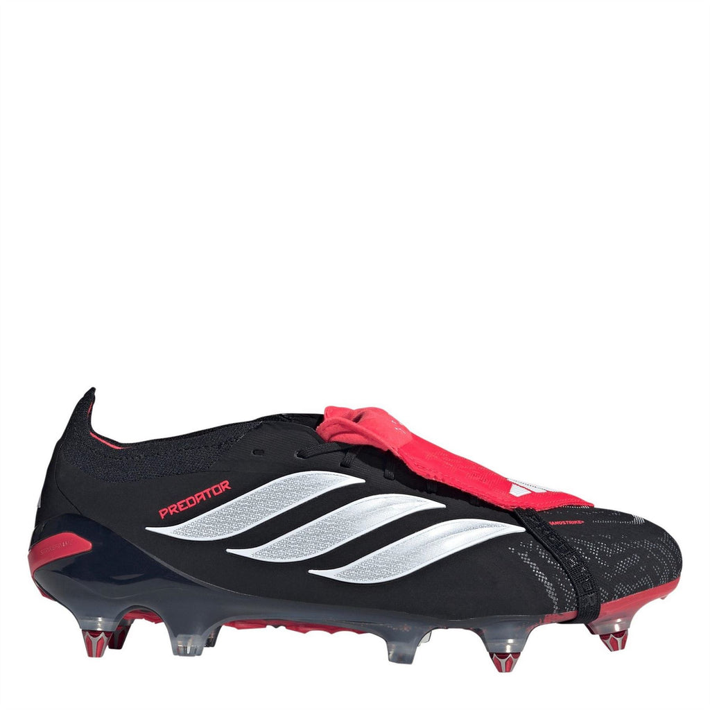 adidas Predator Soft Ground Football Boots – Black/Red