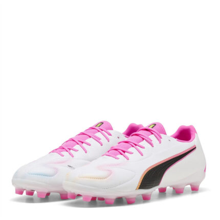 Puma King Firm Ground Football Boots – Poison Pink