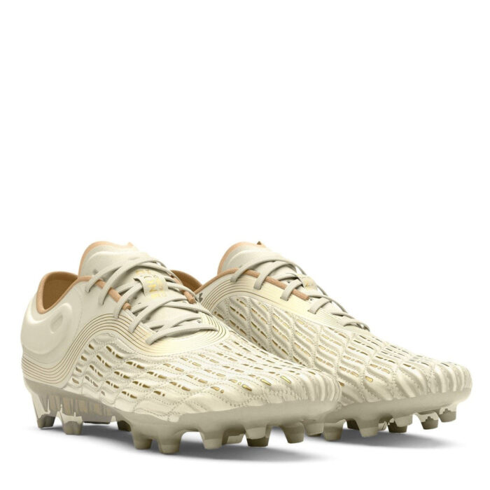 Under Armour Womens Clone Magnetico Firm Ground Football Boots – White. - Image 5