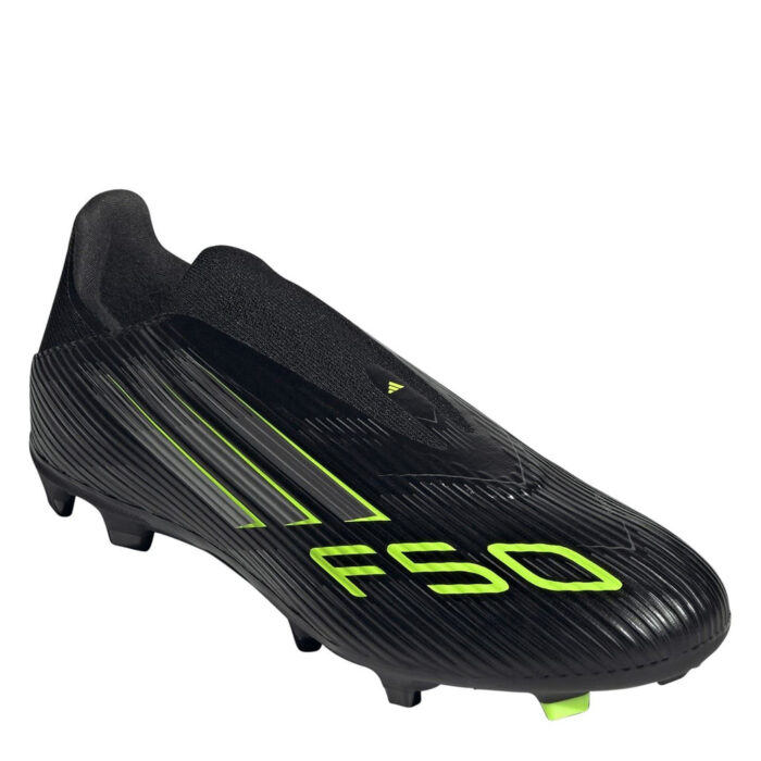 adidas F50 Firm Ground Football Boots – Black/Lemon – view 3