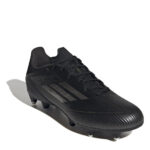 adidas F50 Soft Ground Football Boots – Black/Silver – view 3
