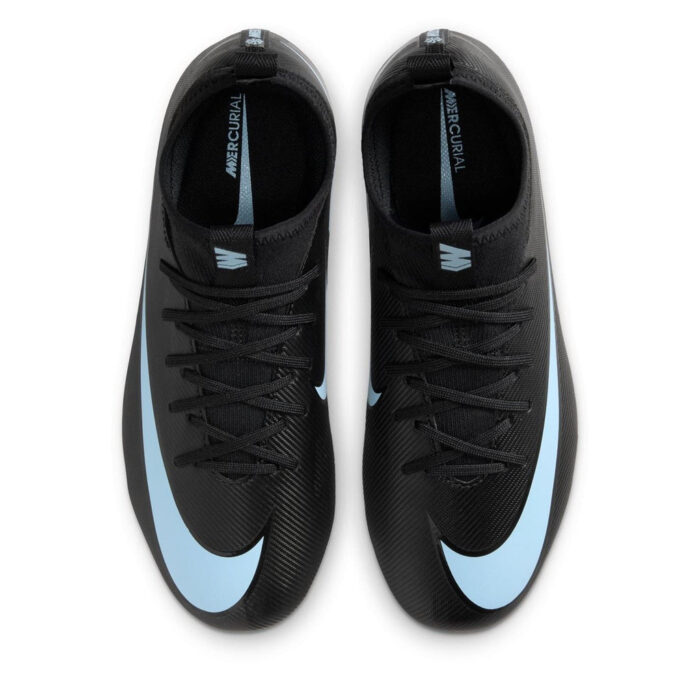 Nike Zoom Mercurial Vapor 16 Junior Firm Ground Football Boots – Black/Blue - Image 6