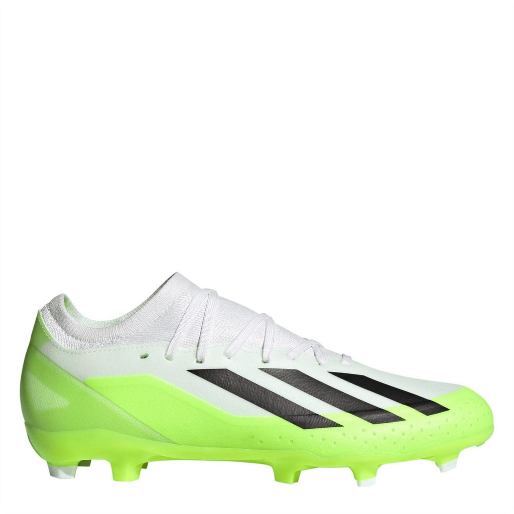 adidas X Crazyfast Firm Ground Football Boots – Wht/Blk/Lemon adidas X Crazyfast Firm Ground Football Boots – Wht/Blk/Lemon