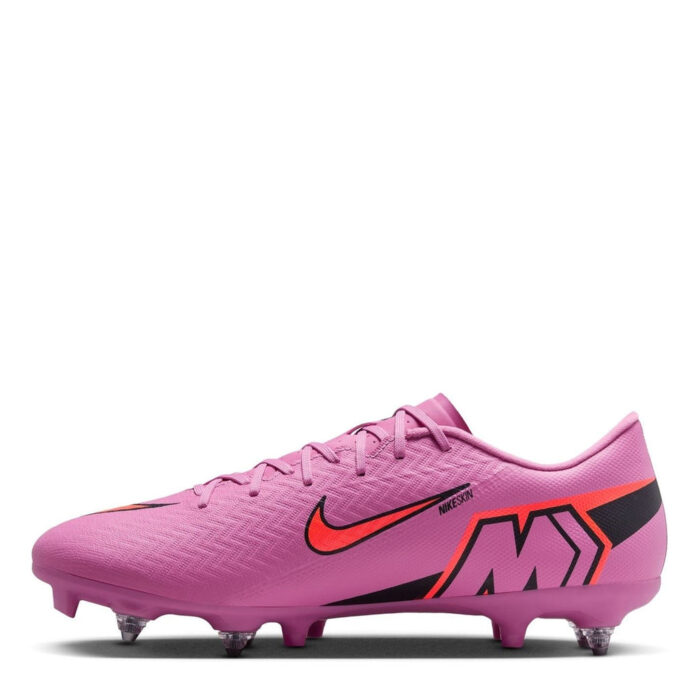 Nike Zoom Mercurial Vapor 16 Soft Ground Football Boots – Pink/Black - Image 2