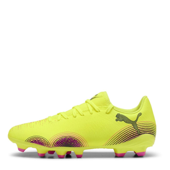 Puma Womens Future 8 Firm Ground Football Boots – Yellow/Black – view 2