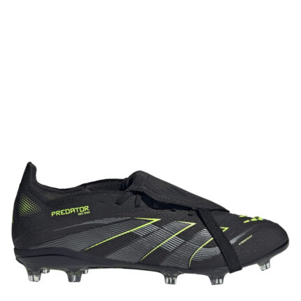 adidas Predator Junior Firm Ground Football Boots – Black/Lemon