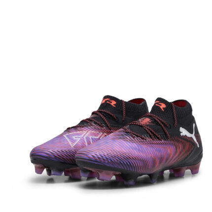 Puma Womens Future 8 Firm Ground Football Boots – Black/Purple