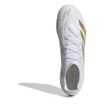 adidas Predator 24 Firm Ground Football Boots – White/Gold Met – view 5