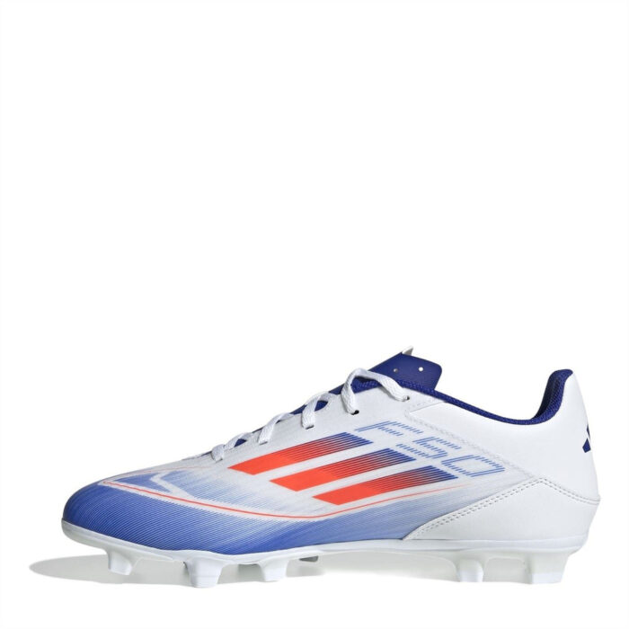 adidas F50 Firm Ground Football Boots – White/Red/Blue – view 2