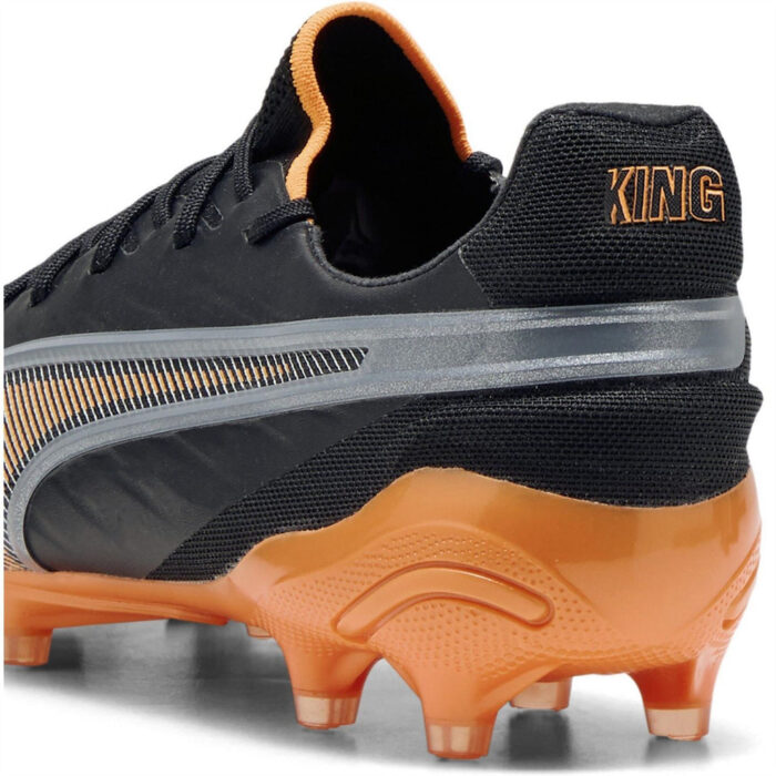 Puma King Firm Ground Football Boots – Black-Heat – view 5