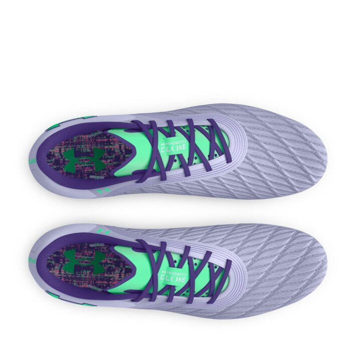 Under Armour Clone Magnetico Firm Ground Football Boots – Celeste/VporGrn – view 4