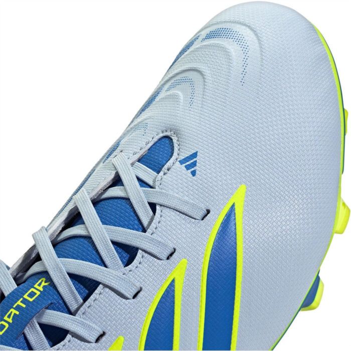 adidas Predator Firm Ground Football Boots – Blue/Yellow – view 6