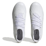 adidas Predator Accuracy.3 Junior Firm Ground Football Boots – White/White – view 6