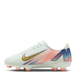 Nike Mercurial Vapor 16 Junior Firm Ground Football Boots – Green/White – view 2
