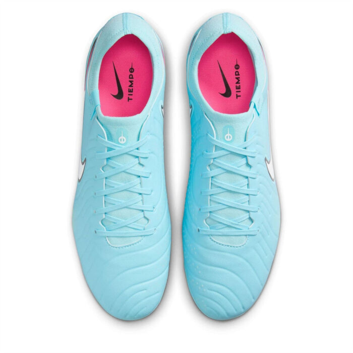 Nike Tiempo Legend 10 Firm Ground Football Boots – Blue/White - Image 6