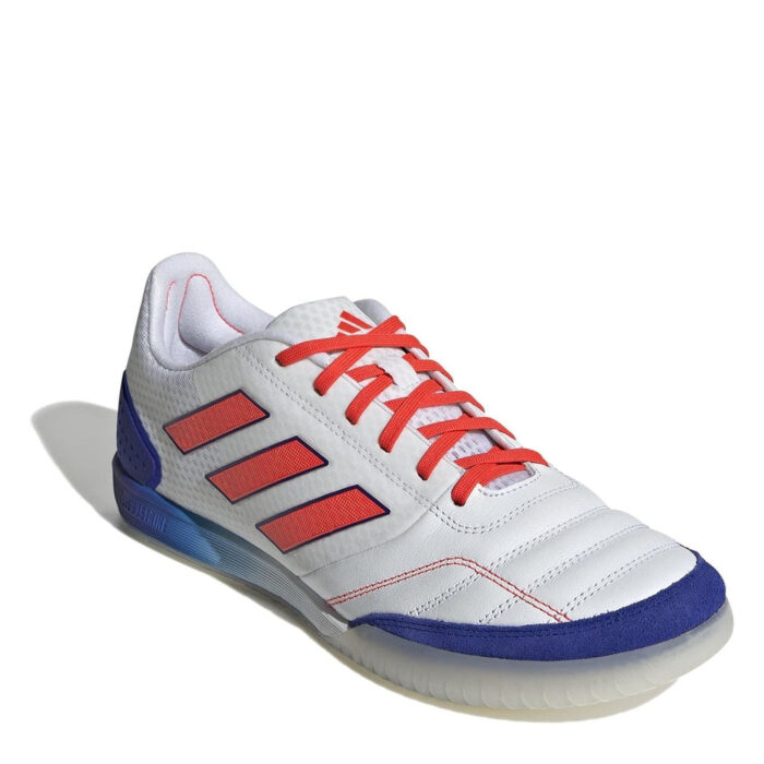 adidas Top Indoor Football Boots – White/Blue – view 3