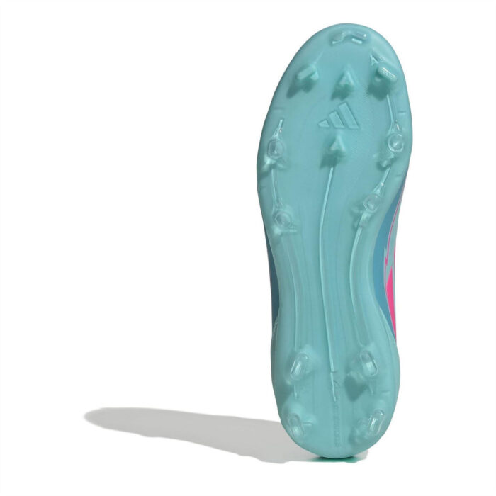 adidas F50 Junior Firm Ground Football Boots – Blue/Pink - Image 6
