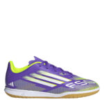 adidas F50 Messi Junior Indoor Football Boots – Purple/White