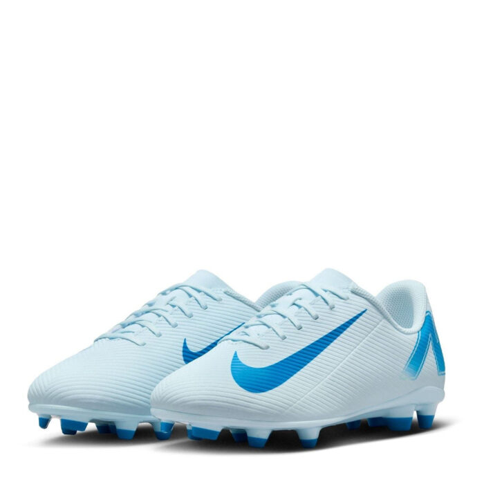 Nike Mercurial Vapor 16 Junior Firm Ground Football Boots – Blue/Baltic – view 4