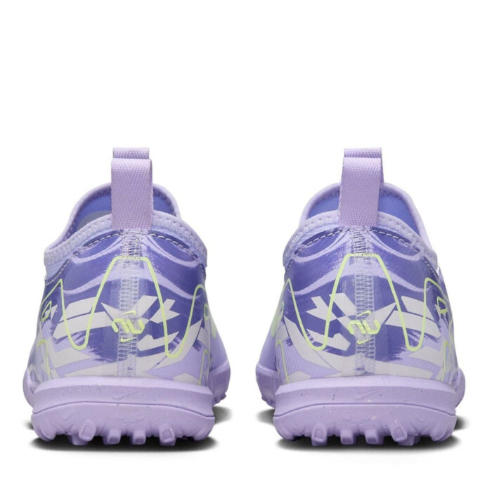 Nike Zoom Mercurial Vapor 16 Junior Turf Football Boots – Purple/Volt – view 5
