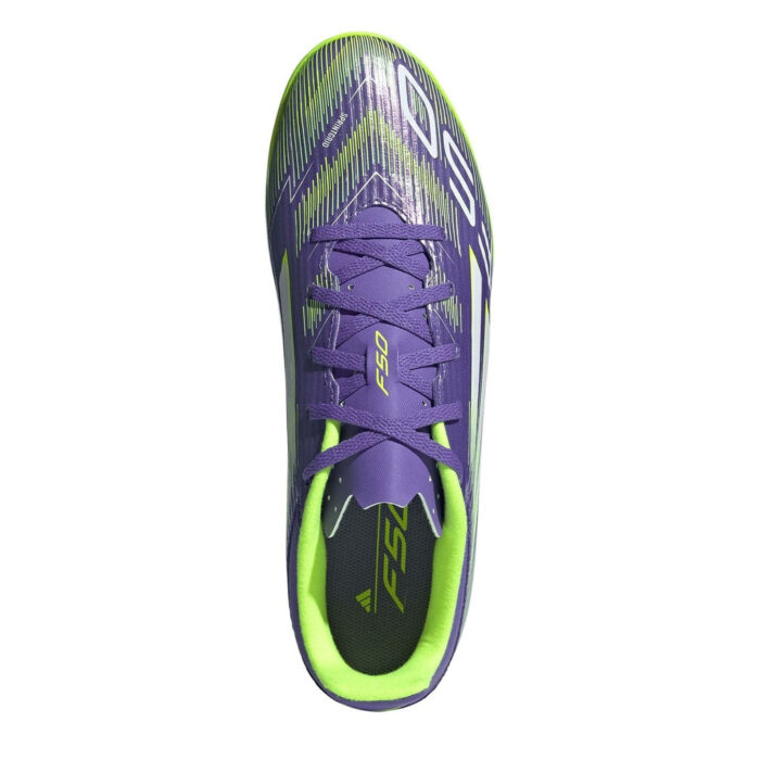adidas F50 Messi Turf Football Boots – Purple/White – view 5