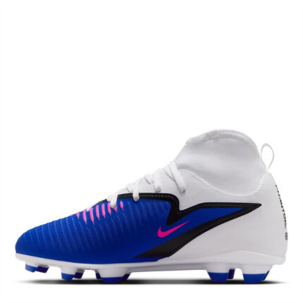 Nike Phantom 6 Junior Multi-Ground Football Boots – Blue/Wht/Pink – view 2