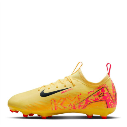 Nike Zoom Mercurial Vapor 16 Junior Firm Ground Football Boots – Orange/Navy – view 2