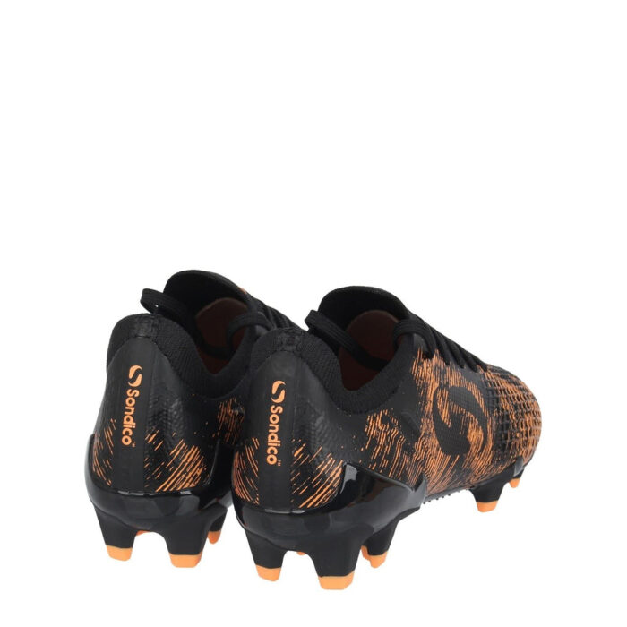 Sondico Blaze Junior Firm Ground Football Boots – Black/Orange – view 5