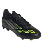 adidas F50 Junior Firm Ground Football Boots – Black/Lemon – view 3