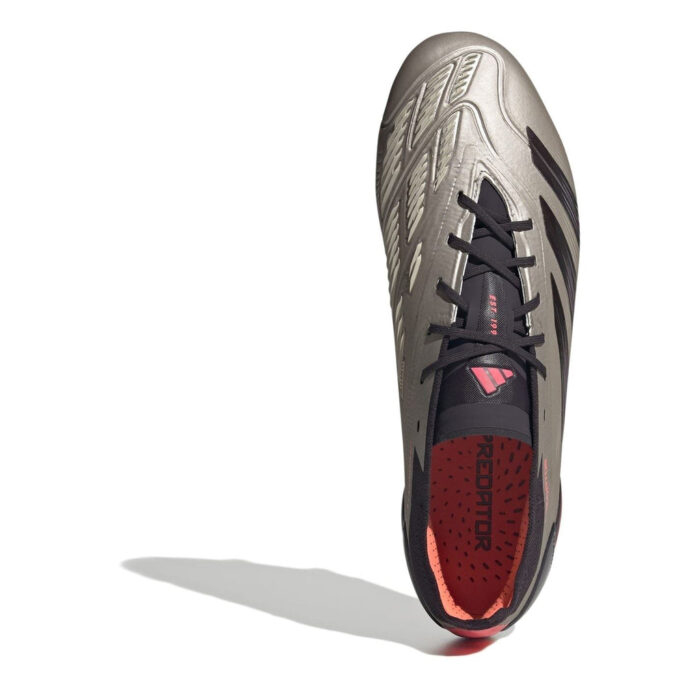 adidas Predator Junior Firm Ground Football Boots – platin met. – view 5