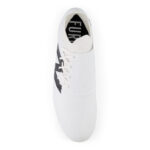 New Balance Furon V7+ Destroy Firm Ground Football Boots – White/Black - Image 3